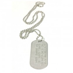 DOGTAG set, Silver plated