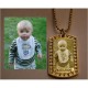 PHOTO PENDANT WITH CRYSTALS 22x36 mm