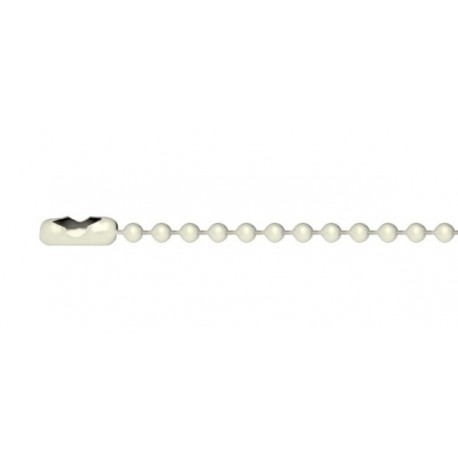 White ball-chain for dogtags