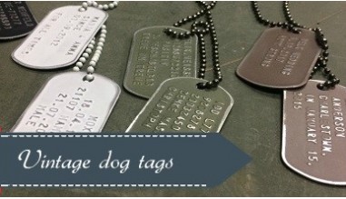 Vintage dog tags